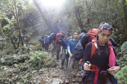 Heading to Tadapani  