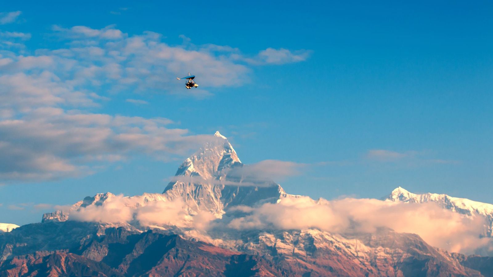 Ultralight flight adventure experience innepal